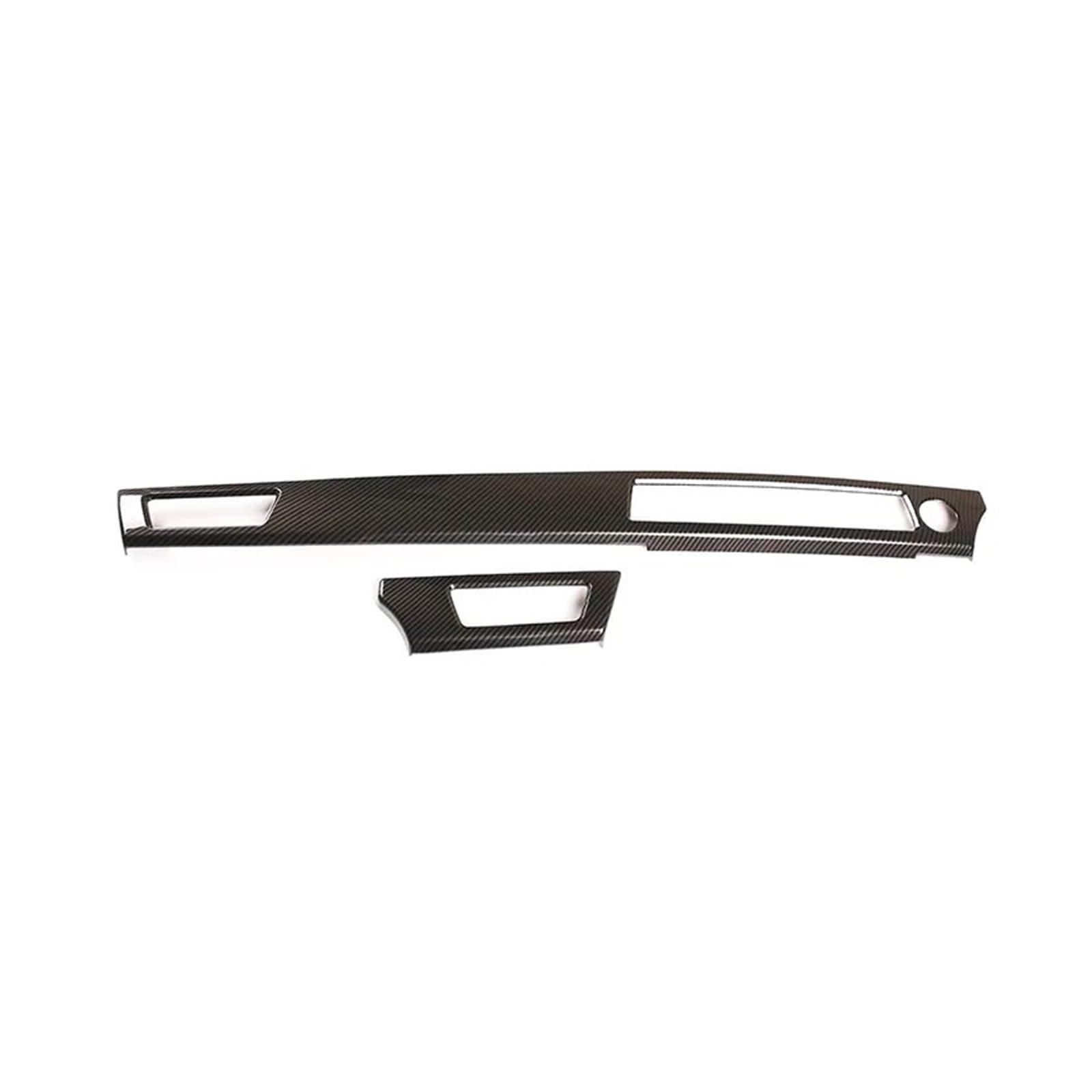 Degcaus Style A Carbon Fiber For Bmw 3 Series E90 2005-2012 Abs Carbon Fiber Car Interior Dashboard Panel Cover Trim Decoration Stickers Center Console Trim(Style A Carbon Fiber)