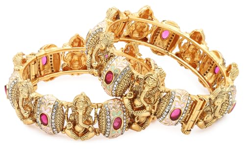 Image of Shining Diva Fashion Bangles for Women Girls Set of 2 Traditional Stylish Design