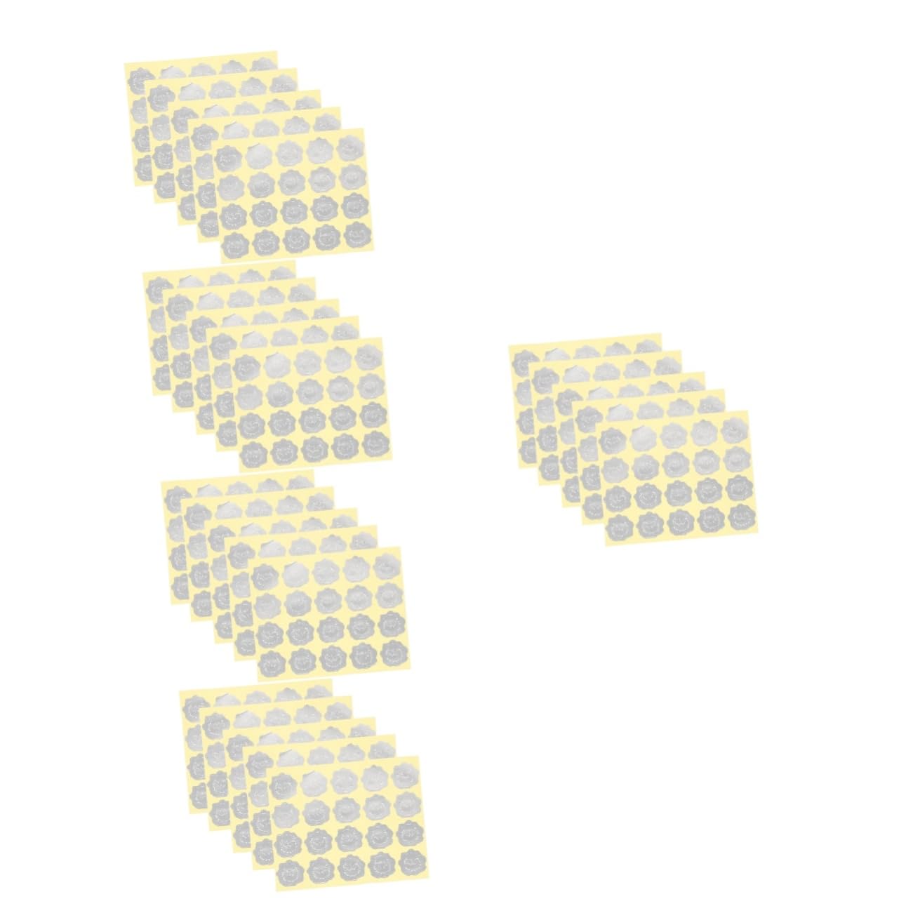 Lurrose 25fogli Adesivi Per Buste Stickers Per Chiusura Decorazioni Per e Adesivi Multi-funzionper Etichette e