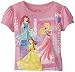 Extreme Concepts Little Girls' Princess Group Shot Short-Sleeve Bubble T-Shirt