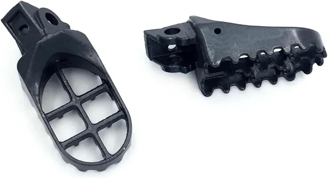 Motocross Steel Floor Boards Fit For Kawasaki KX65 KX85 KX100 2001-2012 KX80 1998-2000 Aftermarket Motorcycle Parts Gunmetal Black