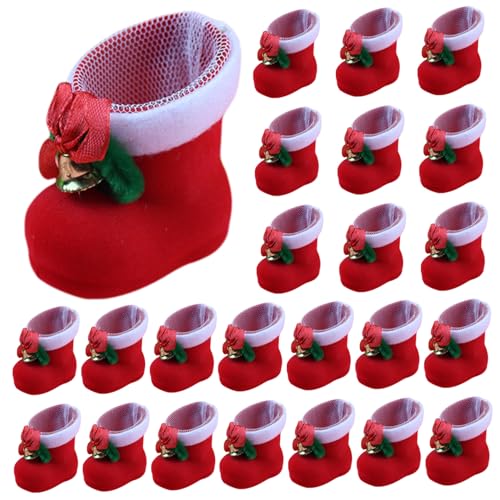 Bolsas decorativas que evitan roturas de dulces, adornos navideños suaves 7