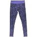 Zumba Women's Wide Waistband Print Capri Legging with Compression
