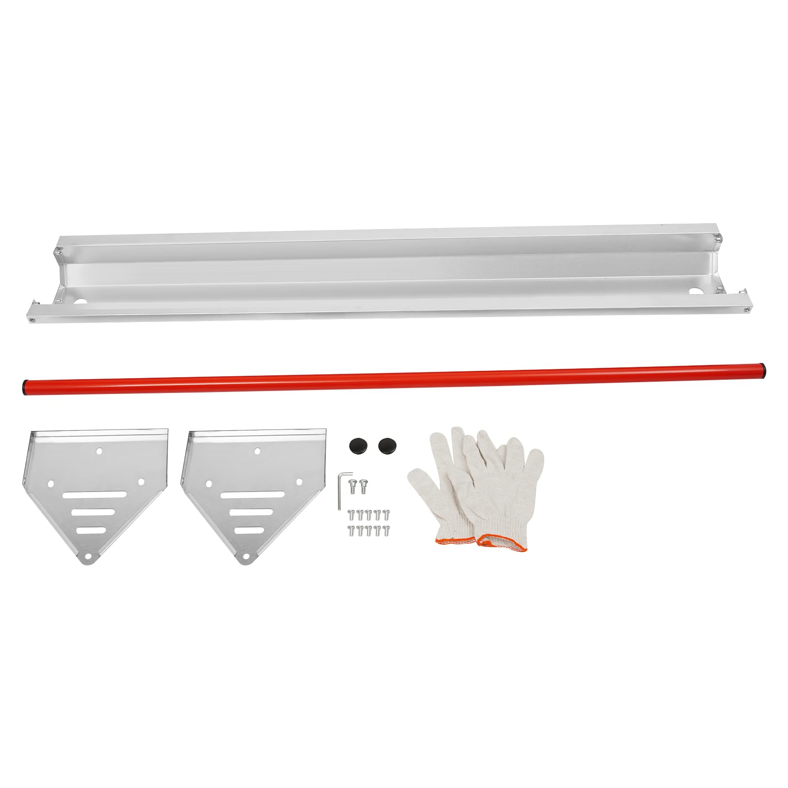 Comedero para pollos, 117,5 cm, 15 L, con sistema de drenaje y barra transversal giratoria, alimentación a ambos lados para 12 pollos, comedero para aves de corral para pato, ganso y pavo
