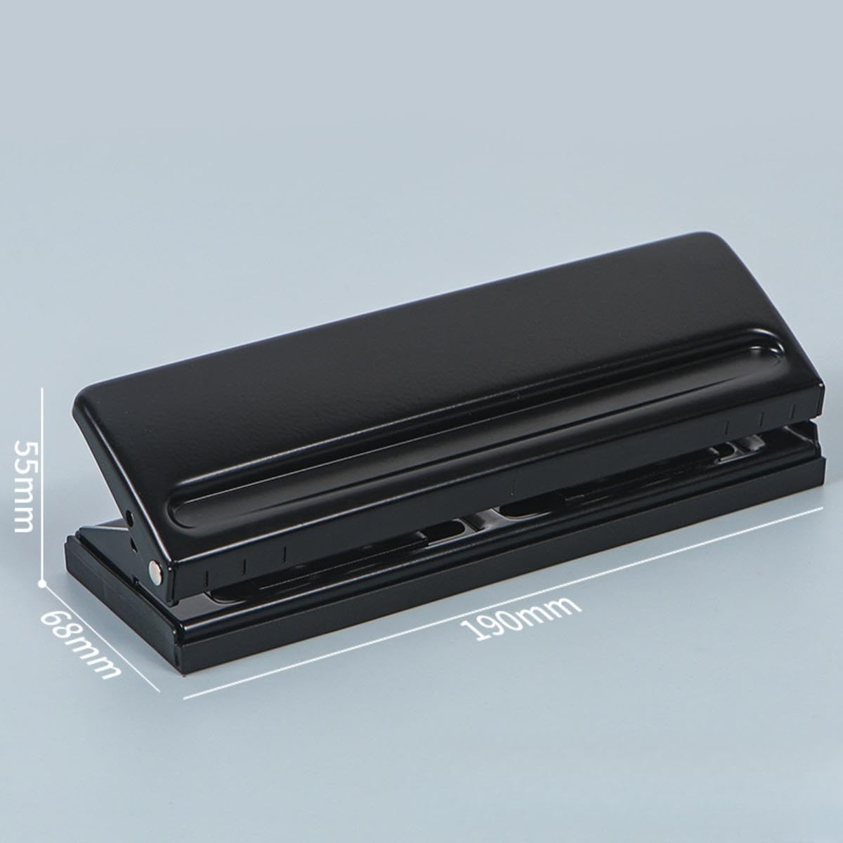 Perforatrice a 6 fori, distanza regolabile, facile da usare, portatile, comoda, for carta, for la scuola, la scuola, la casa