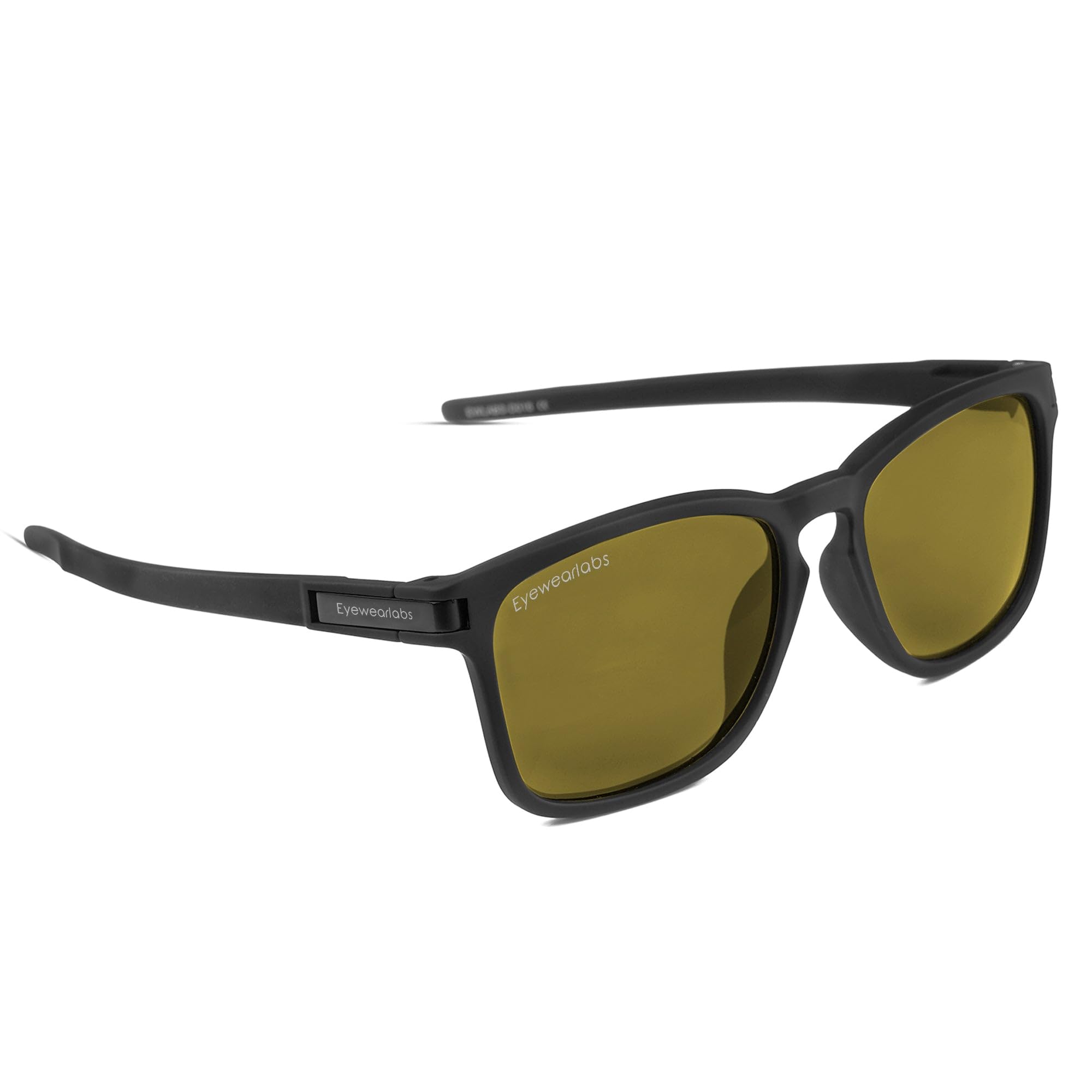 OKNO | Polarized Full Rim Square Branded Stylish Sunglasses For Men & Women | 100% UV Protection Shades | Cricket Sports Cycling Driving | Yellow Lens | Medium | Eclipse-image-7