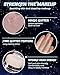 SUMEITANG Glitter Air Cushion Highlighter Powder - 3D Contour & Brighten Face, Eyes, Body, Hair | Pearlescent Patting Powder Create a Shimmering Look | Easy-Use & Perfect for Daily & Special Occasions