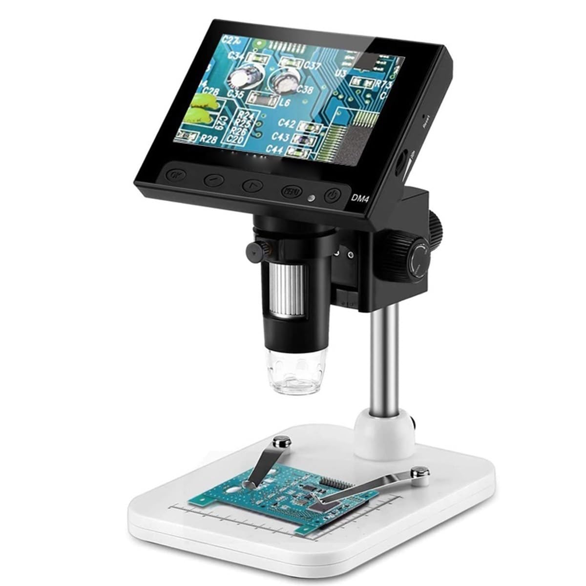 Akcesoria do mikroskopu laboratoryjnego 4,3-calowy mikroskop LCD 50X-1000X Powiększenie Mikroskop cyfrowy USB (plastik)