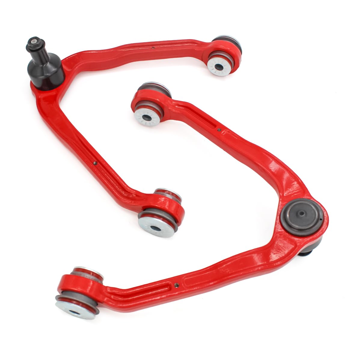Front Upper Suspension Control Arm and PU Bushings for 1999-2006 Chevy Silverado GMC Sierra 1500, 2000-2006 Suburban 1500 Tahoe Yukon/Yukon XL 1500, 2002-2006 Avalanche 1500 Cadillac Escalade/Ext