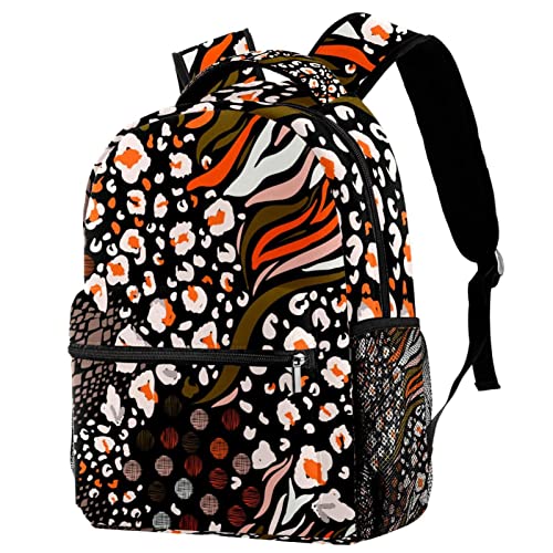 Sac à dos imprimé serpent pour les cours et les sorties