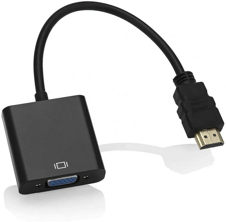 HDMI to VGA Adapter HDMI to VGA Cable Adapter (Male to Female) for Computer, Desktop, Laptop, PC, Monitor, Projector, HDTV, Chromebook, Raspberry