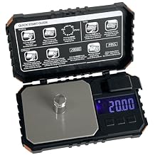 Digital Pocket Scale, 500g x 0.01g Gram Scale 6 Units with LCD Display, Precision Pocket Scale with 20g Calibration Weight for Food, Jewelry, Coin, Coffee