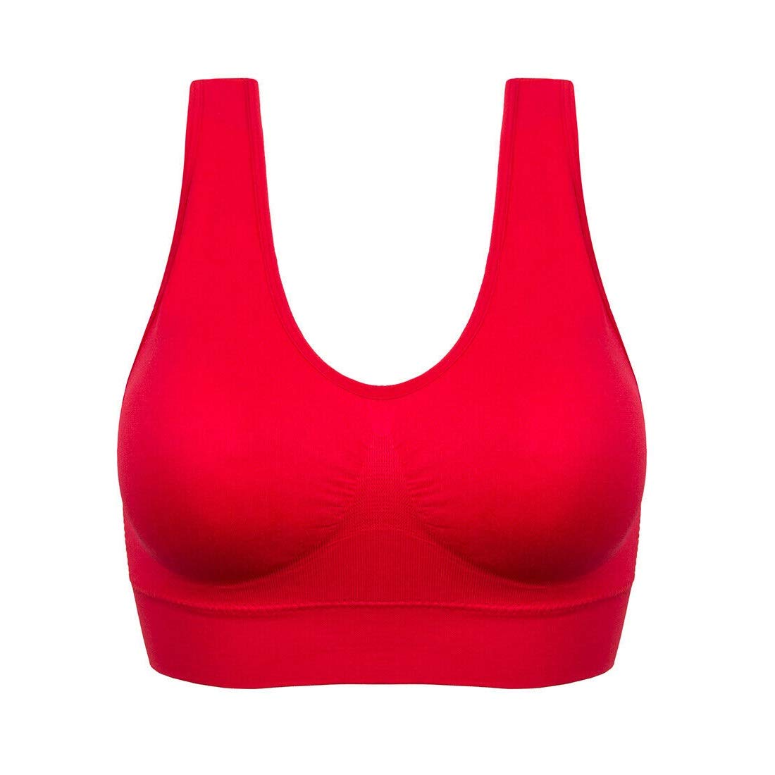 Boolavard® 3-Piece Set Confort Sport Bra: Blanco, Negro y Color de la Piel.
