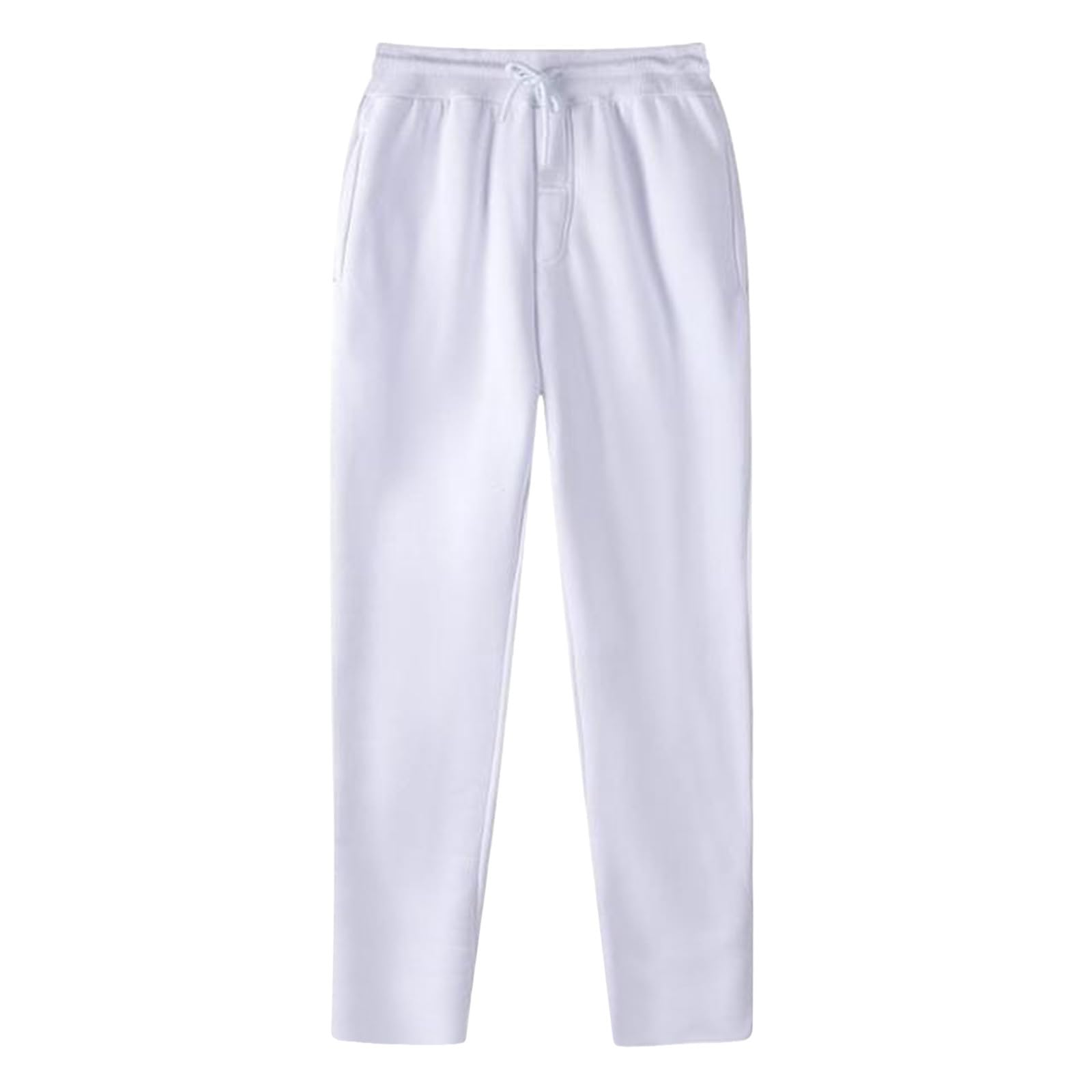 Pantalones para niño con cintura elástica y cordón, ajuste holgado, chándal con abertura para niños y adolescentes
