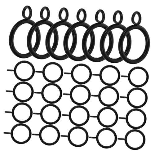 Levemolo 40pcs Curtain with Eyelet for Curtain Rods Easy Sliding Drapery Clips Minimalist Design for Various Styles for Home Decoration and Pleated