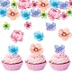 Dazzjoy essbare Blumen für Torten und Cupcakes, 36 Stück
