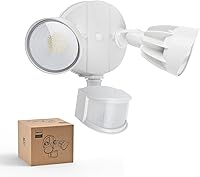 Philips 44W 4200LM LED Motion Sensor Security Flood Light - 5000K Daylight, IP65 Waterproof, Dusk to Dawn, 2 Adjustable Heads, 4 Modes