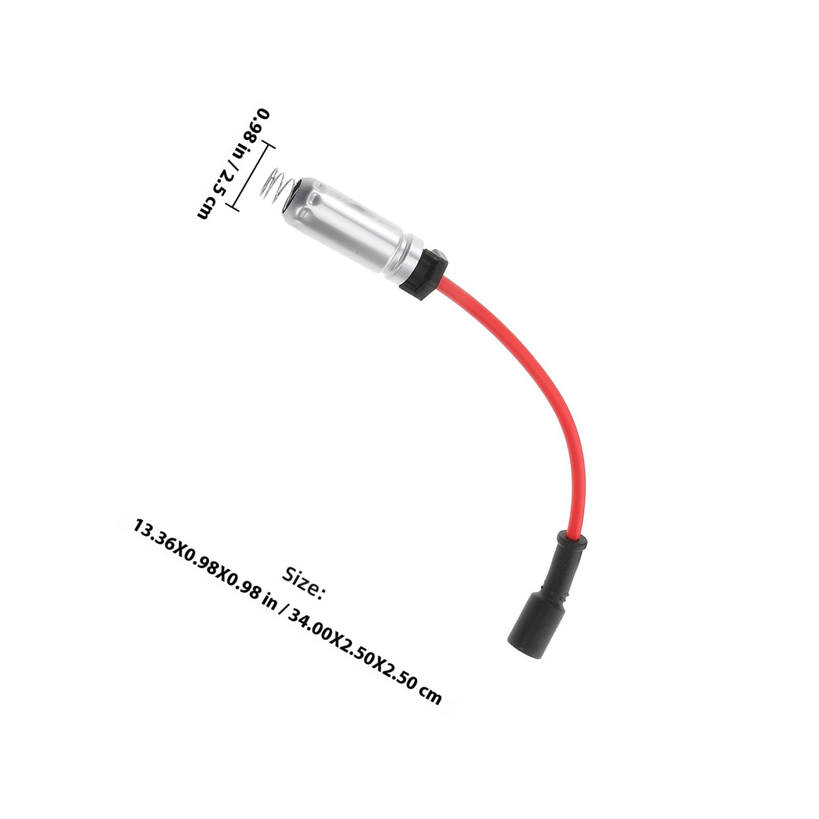 PACKOVE Juego de Cables de Bujías de Encendido para Motor de 8 Cilindros, 8 Piezas, Cables de Alta Temperatura Resistentes, Repuesto para Automóviles, Accesorios de Encendido de Alto