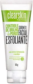 Sabonete Facial Esfoliante Clearskin by Avon, 50g, Com Extratos de Bananada e Eucalipto