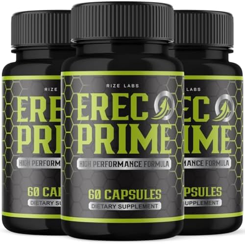 (3 Pack) Erec Prime Male Supplement, Erec Prime Capsules for Men, Erec Prime Maximum Strength Formula, Erec Prime All-Natural Pills, ErectPrime Reviews (180 Capsules) (3 Pack) Erec Prime Male Supplement, Erec Prime Capsules for Men, Erec Prime Maximum Strength Formula, Erec Prime All-Natural Pills, ErectPrime Reviews (180 Capsules)