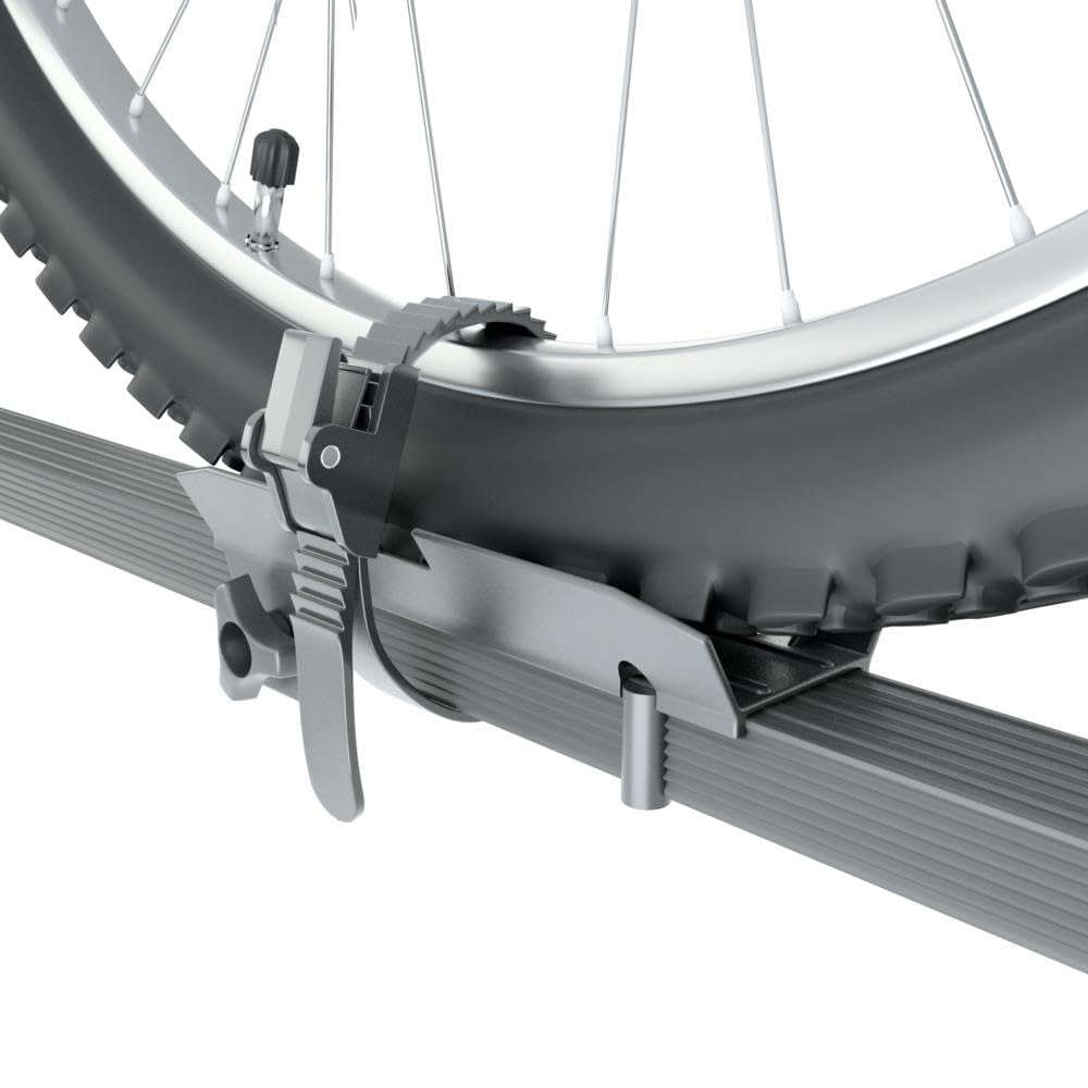 Mossa 3X Portabicicletas de Techo, Soporte para Bicicletas para el Techo del Coche con Barra de Acero - BR9515