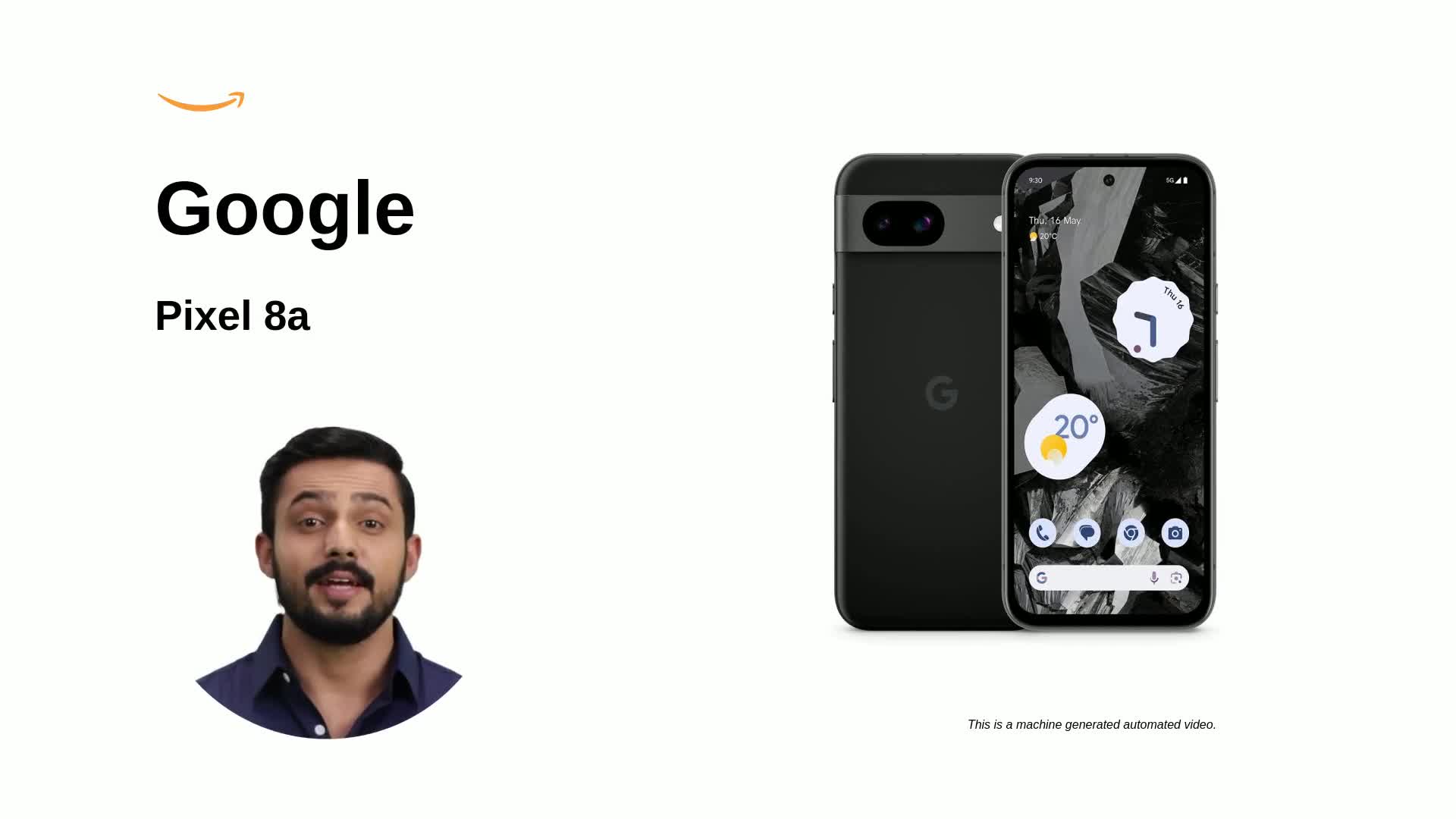 Google Pixel 8a (Obsidian, 128, GB, 8, GB) : Amazon.in