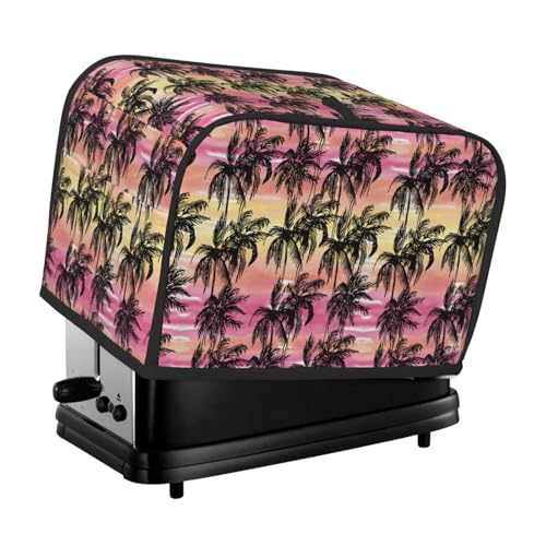 Copertura per tostapane a 2 fette, impermeabile, con tasche per piccoli elettrodomestici da cucina, protezione dalle impronte digitali, lavabile in lavatrice