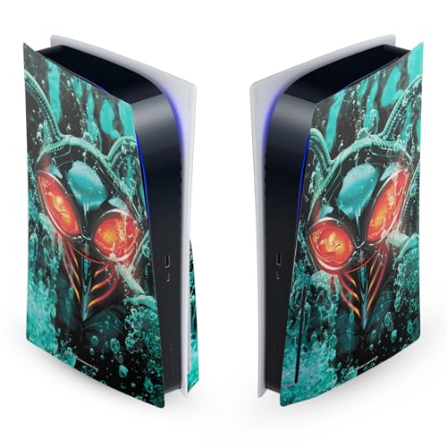 Sticker PS5 Anti-Rayures Manta Noire Peau Vinyle Aquaman DC Comics