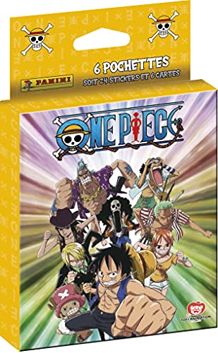 Panini France SA-ONE PIECE Blister 6 pochettes, 004048KBF7 Cover