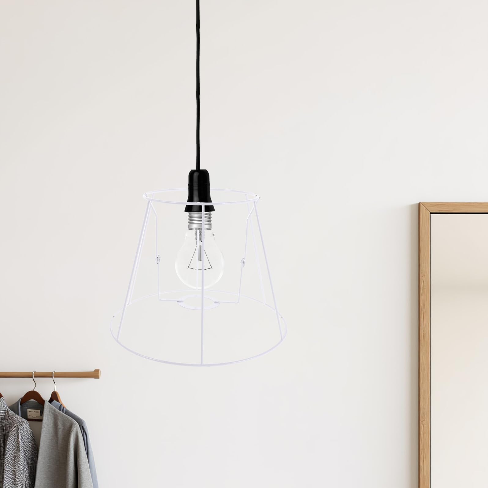 Cabilock Metalowy Pierścień Adaptera Do Abażura Stożkowa Rama Bębnowa Uchwyt Typu Spider Trwały Metalowy Stelaż Do Lamp Podłogowych i Wiszących DIY