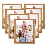 Giftgarden Antique Gold 8x10 Picture Frame 7 Pack Photo Frames 8” by 10” for Wall or Tabletop Displa