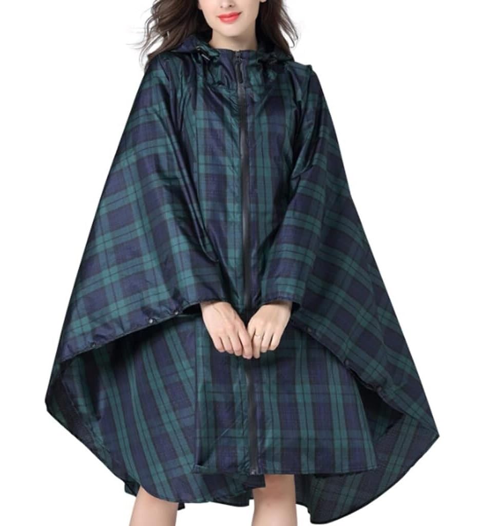 Capa de Lluvia Reutilizable Chubasquero Impermeable Para Mujer, Ropa Para La Lluvia, Abrigo Para Para Exteriores, Poncho, Chaqueta, Capa Ropa de Agua para Exteriores