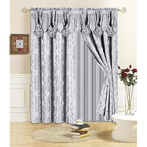 All American Collection 4 Piece Drape Set Cover