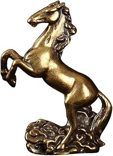 iplusmile Standing Horse, Horse Statue Home Decor Feng Shui Horse Statue Horse Art Figurine Decorative for Wealth Luck Prosperity Protection Home Decor Sculpture Gift