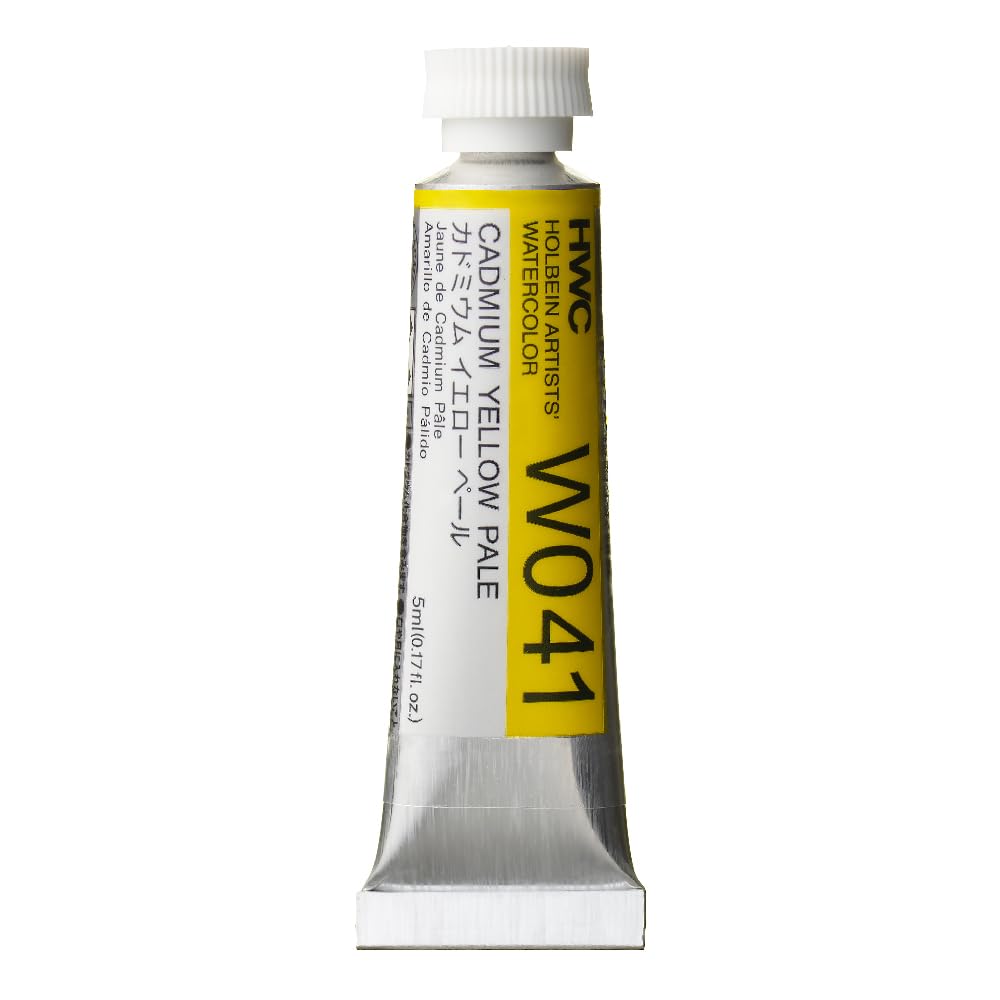Holbein Watercolour : 5ml Tube CADMIUM YELLOW PALE