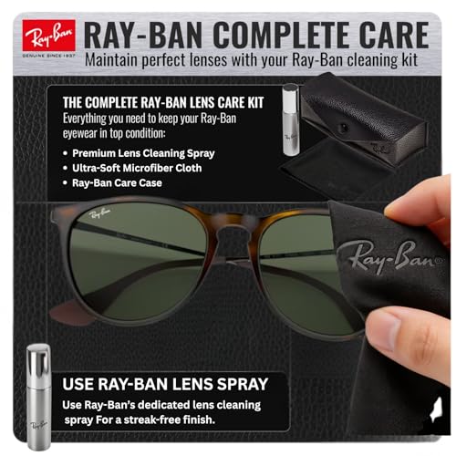 Image of Ray-Ban RB4171 ERIKA CLASSIC Phantos Shaped Sunglasses for Women with Official RAYBAN Eyewear Kit