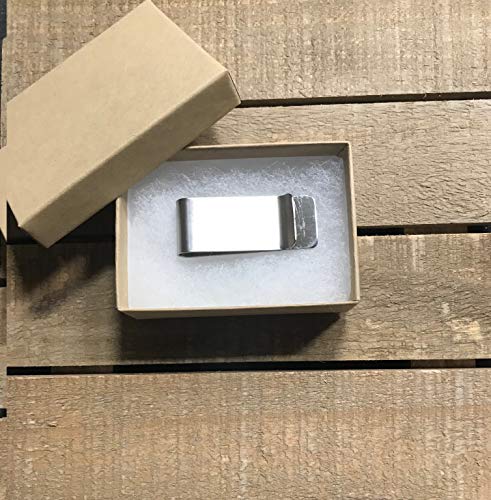 Custom engraved Money Clip initials name word wallet4