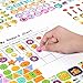 Teacher Stickers for Kids,3050 Pcs Incentive Stickers for Teacher Classroom and School Bulk Use,Reward Stickers Mega Variety Pack,16 Design Styles Including 3D Heart, Face, Star, Thumbs, Cupcake (96)