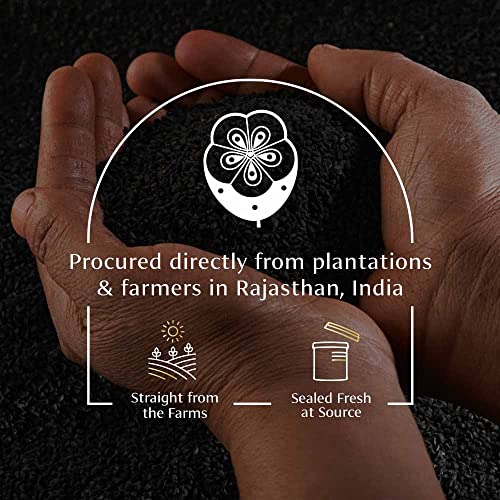 Image of VAHDAM, Black Cumin Whole (2.47oz /70g) Gluten-Free, Non GMO, 100% Raw Black Cumin Seeds Whole Nigella Sativa Seed | Raw Black Cumin Seed from India | Vegan & Gluten free Kalonji Seed