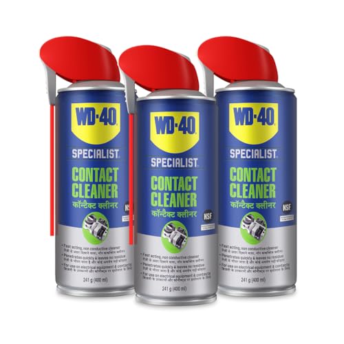 WD-40 Specialist® All Purpose Contact Cleaner 400ml - Drive Out Dirt, Dust, Oil, Flux Residue, and Moisture From Sensitive Electrical Parts and Equipment with Ease Pack of 3 (B0DBHQ435H) Amazon Price History, Amazon Price Tracker