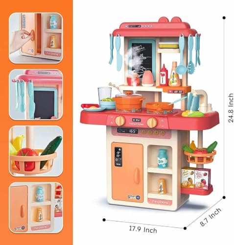 Image of Kids Kitchen Play Set with Lights & Sounds (Sound & Light Kitchen Playset)