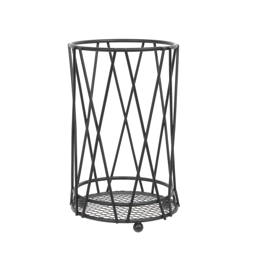 HOME DECO FACTORYTHE Bote UTENSILIOS Metal, Black, One Size