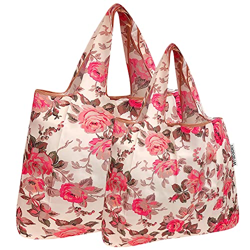 Image of allydrew Large Foldable Tote Nylon Reusable Grocery Bag