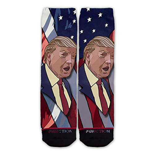 Function -Donald Trump Funny Maga 2024 Adult Crew Socks President USA
