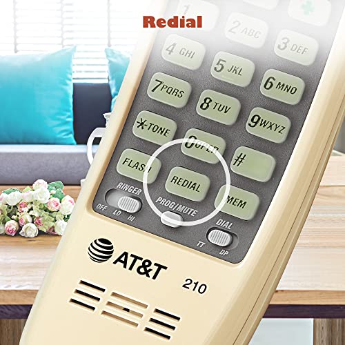 At&T 210 BEIGE Trimline 210 Corded Home Phone thumb #11