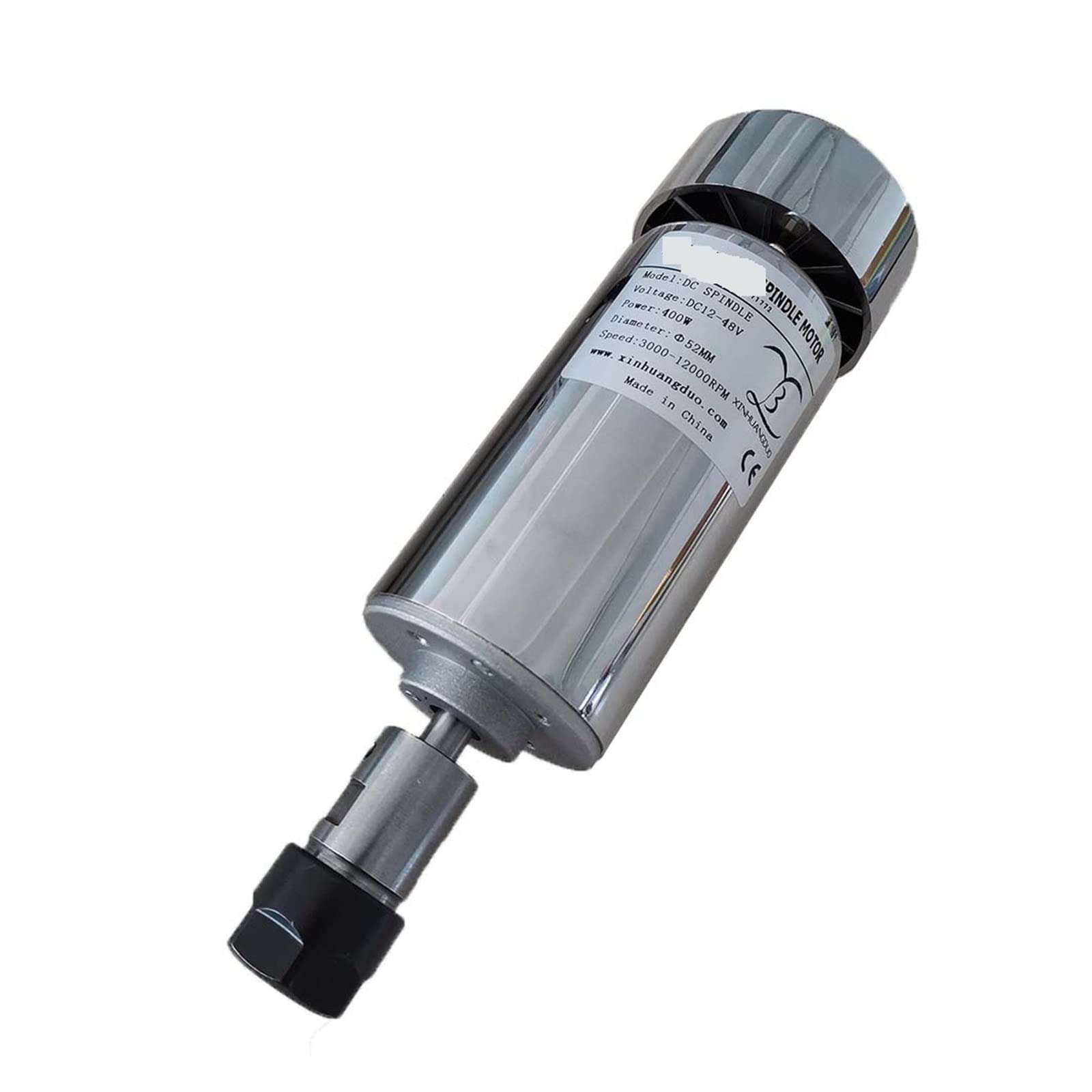 Mooilko 400W Er16 Spindle 200W/300W/400W/500W Spindle Engraving Machine Spindle Motor Air-Cooling Cnc Spindle Dc Motor Cnc Engraving Machine Er11 Or Er16 Smooth Running(400W Er16 Spindle)