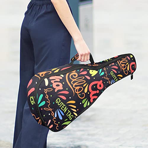 Housse pour ukulélé Hello différentes langues imprimées 10 mm d’épaisseur rembourrage éponge 53,3 cm sac de transport… - Les Beatles, Paul McCartney, John Lennon, RIngo Starr, George Harrison Housse pour ukulélé Hello différentes langues imprimées 10 mm d'épaisseur rembourrage éponge 53,3 cm sac de transport… – Image 7