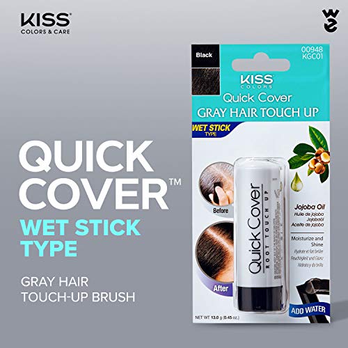 Kiss Trucolor Instant Gray Hair Touch Up Stick Black Kgc01 #TOP1