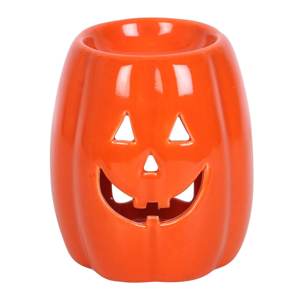 Halloween Pumpkin Wax Burner - Spooky Decorations for Wax Melts and Oil, Create a Festive Atmosphere with this Stylish Wax Burner