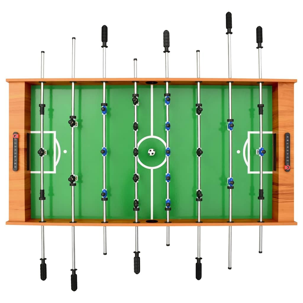 Table de baby-foot pliable x x noir, MDF et acier, barres de joueur, terrain de jeu de tournoi, jeu de loisirs d'intérieur pour famille, enfants, bureau, salon